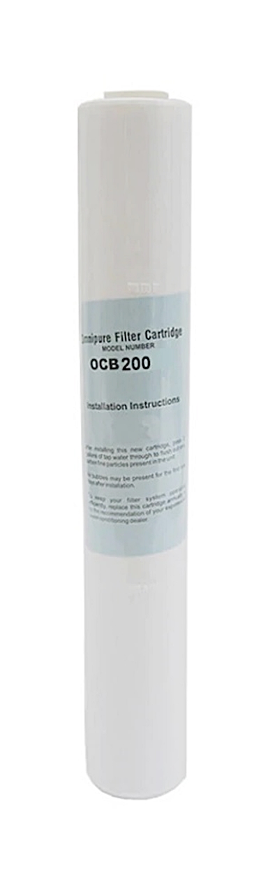 (image for) Omnipure OCB200 T29 20" x 3" Centuar Catalytic GAC Filter - Click Image to Close